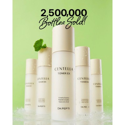 Toner Dr.Pepti căng bóng, dưỡng ẩm, phục hồi da Centella Toner EX