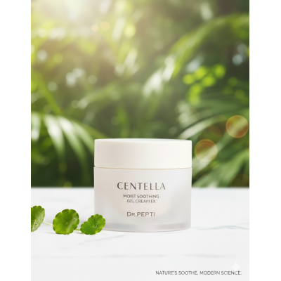 Kem dưỡng ẩm phục hồi da Dr.Pepti Centella Moist Soothing Gel Cream